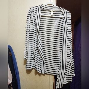 Striped vintage cardigan L